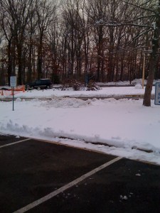 DUS Snow Parking Lot